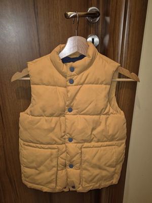 Marks & Spencer padded vest like new, yellow, age 6-7