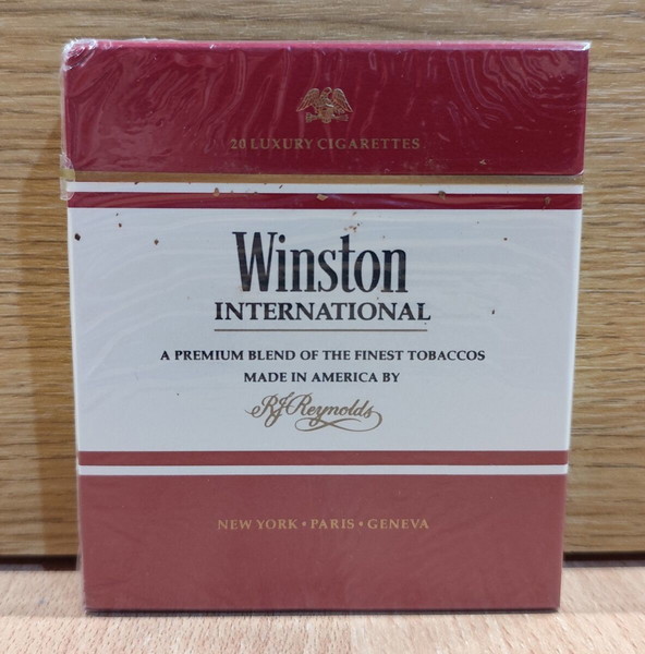 Winston International τσιγάρα παλιό πακέτο σφραγισμένο.