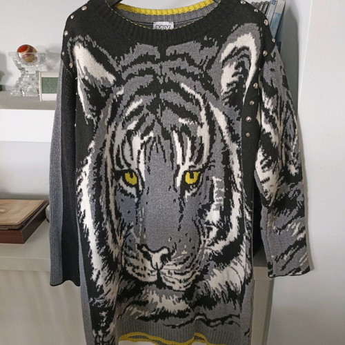 Twinset wool dress like new, small, multicolor