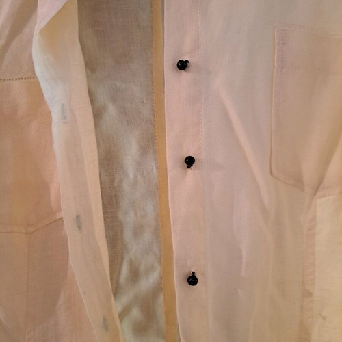 Women's shirt size L like new, white and yellow