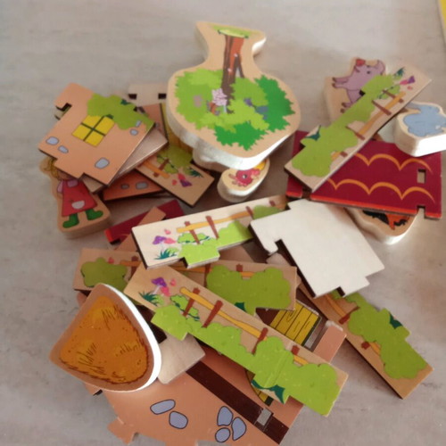 Wooden Playtive Farm like new