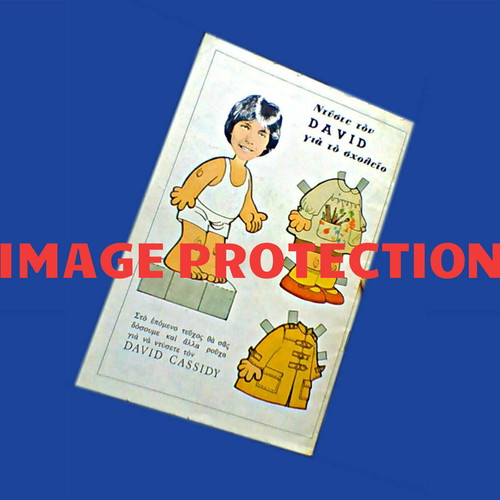 Aliki magazine with David Cassidy comics and paper doll