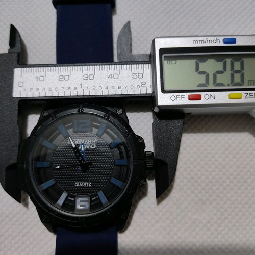 BORMANN PRO wristwatch used, large silicone strap