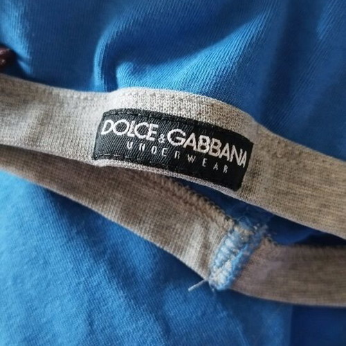 Dolce & Gabbana men's t-shirt used, size M, blue