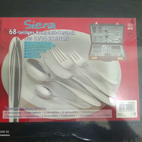 Siena Cutlery Set new, stainless steel from Germany