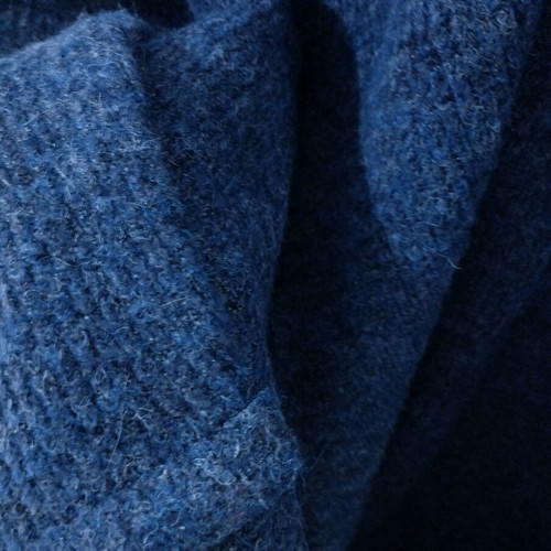 Knitted cardigan with asymmetric cut like new, blue