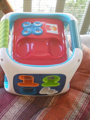 Imaginarium Activities Cube used for kids with sound and light