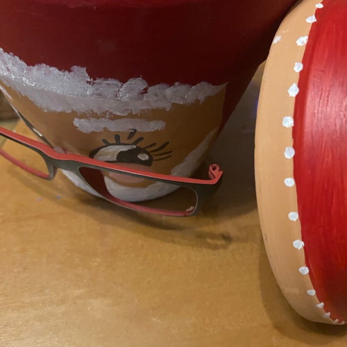 Santa Claus Flowerpot New Christmas Decoration