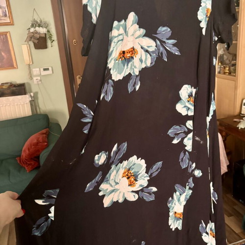 Zizzi summer dress used, alpha line with pockets, 100% viscose