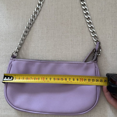 Forever 21 Y2K Faux Leather Shoulder Bag purple used