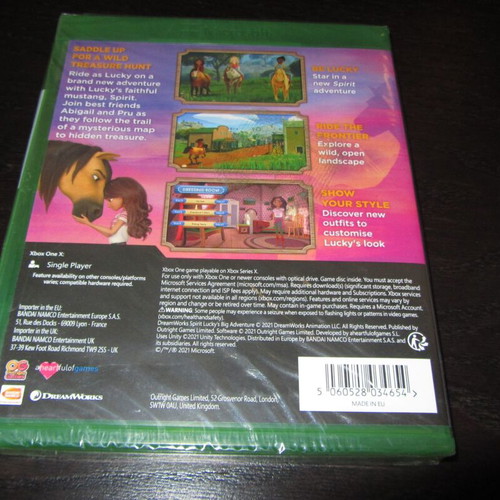 Spirit Lucky's Big Adventure Xbox One/Series X game new sealed