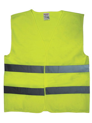 High-Visibility Work Vest XL with Reflective Stripes new