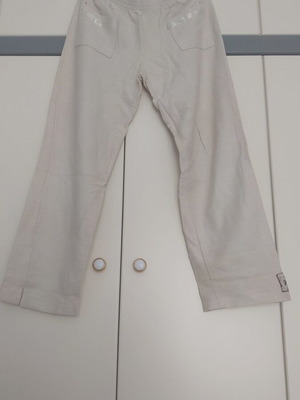 Men's pyjama set used, beige, size XL, Italian quality fabric