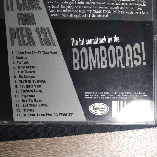 The Bomboras It Came From Pier 13 CD like new
