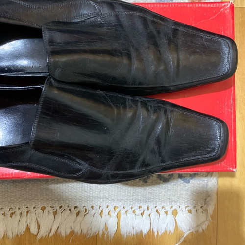 Men's shoes used, black scarpe size 43