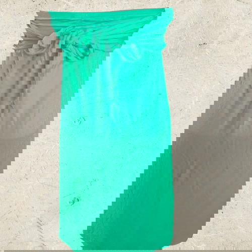 Vamp πράσινο φόρεμα θαλάσσης αφόρετο, μέγεθος S