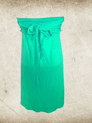 Vamp πράσινο φόρεμα θαλάσσης αφόρετο, μέγεθος S