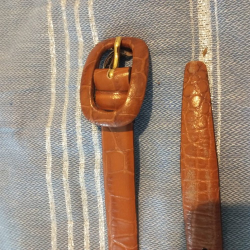 Artisti Italiani leather belt like new, adjustable, 88 cm