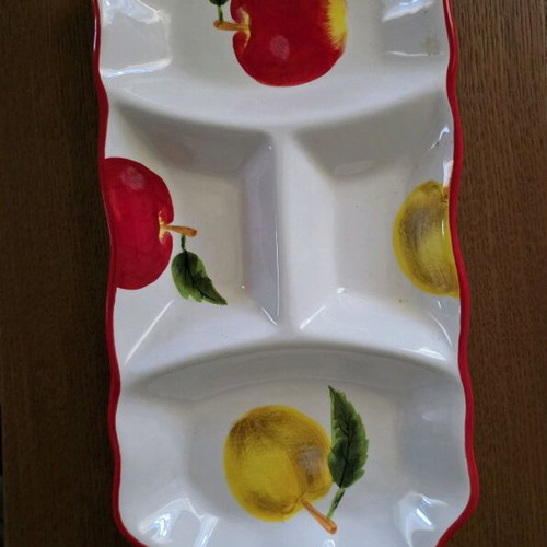 Fruit bowl and nut dish set like new