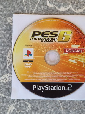 PES 6 Pro Evolution Soccer PS2 disc non-working for parts