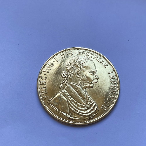Austrian ducat dubla replica new, gold plated