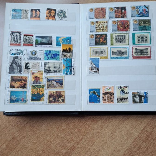 Album with Greek stamp collection like new