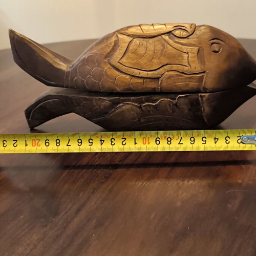 Wooden decorative fish like new