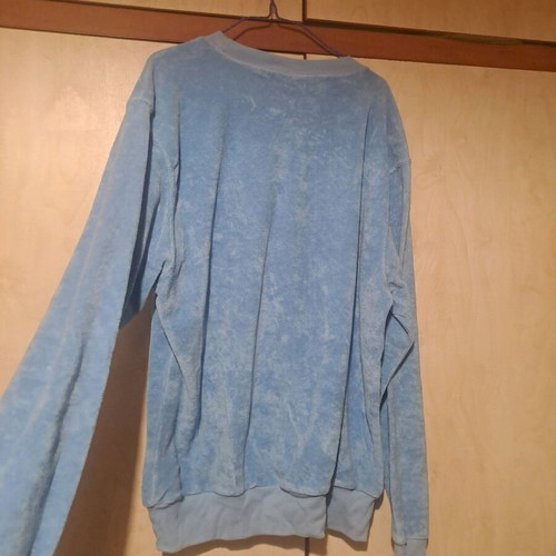 Baby Blue Terry Shirt like new, size S