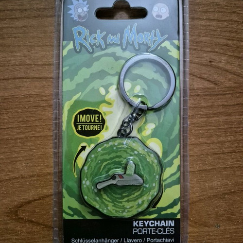 Rick and Morty keychain ABYStyle new, green
