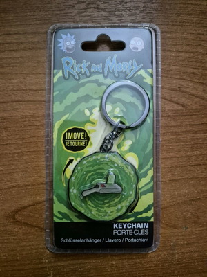 Rick and Morty keychain ABYStyle new, green