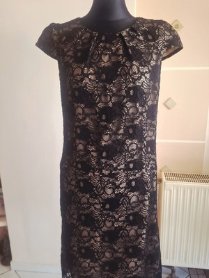 Gerard Darel Black Lace Midi Dress like new, cocktail party