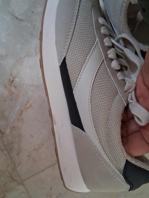 Marks & Spencer women's athletic shoes gray and beige new