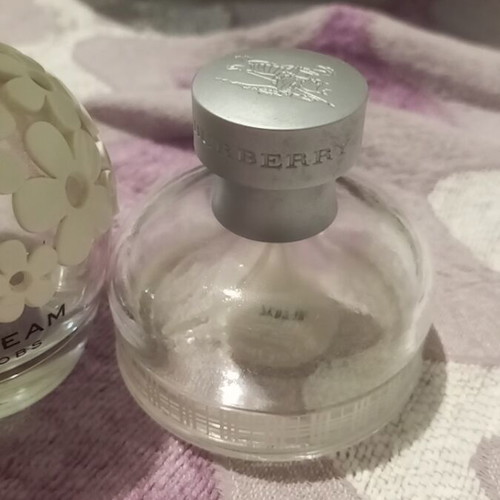 Perfume bottles three, like new, empty