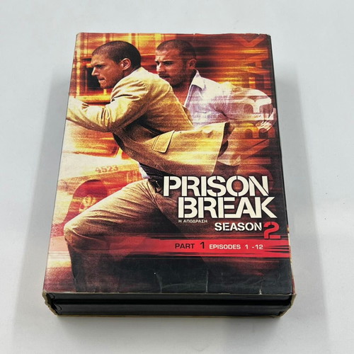 Prison Break Season 2 Part 1 DVD box set used, episodes 1–12