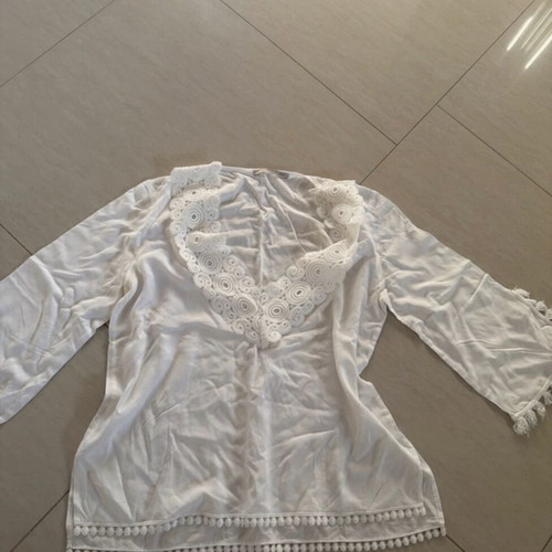 Zini boutique blouse, white