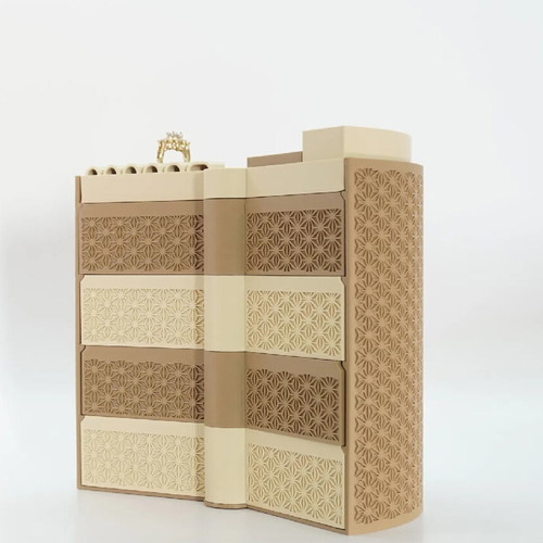 Spiral Luxe Premium Jewelry Box new, 3D printed with dual color design