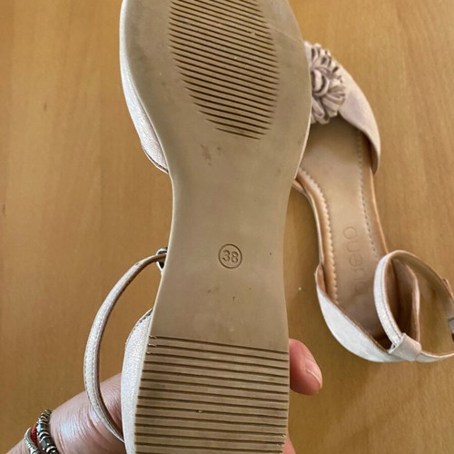 Bueno Shoes ballerinas size 38.5 like new, pink and gold