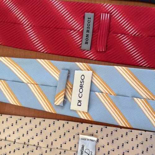 Handmade 100% silk ties like new, set of 4