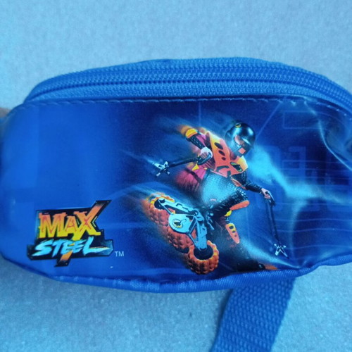 Max Steel kids waist bag like new, blue