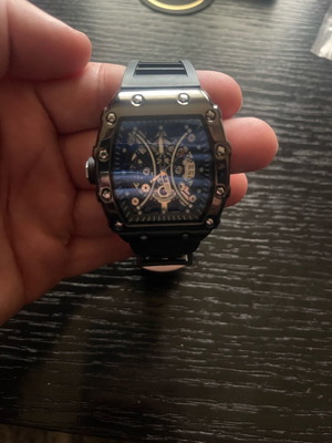 Pelvini men's watch black, new