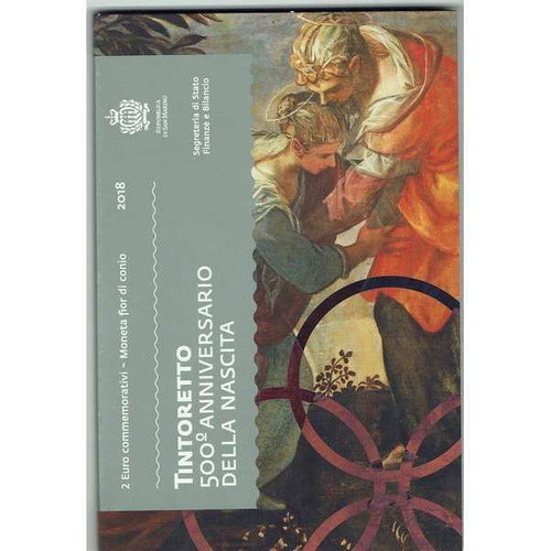 SAC San Marino 2 Euro 2018 FDC Tintoretto new