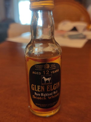 Glen Elgin ουίσκι Σκωτίας 12 ετών παλαίωσης, μινιατούρα καινούργιο