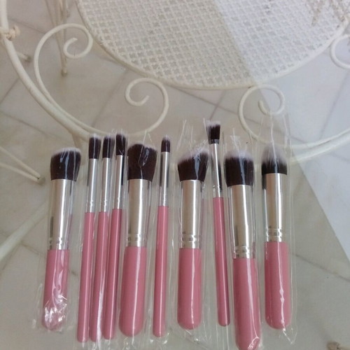 Makeup brush set new, 10 pieces
