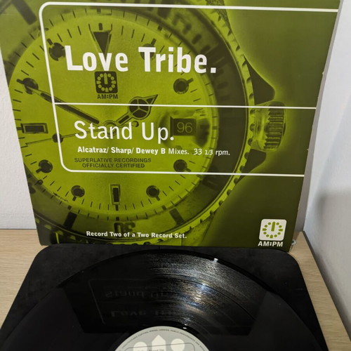 Love Tribe Stand Up 12" vinyl record, electronic