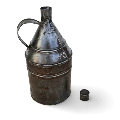 Old Handmade Oil Can used, Swift & Co. 24lbs Oleomargarine 1930s