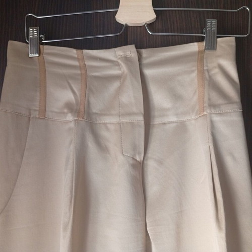 Cristina Effe women's pants like new, beige and gold, size XXL