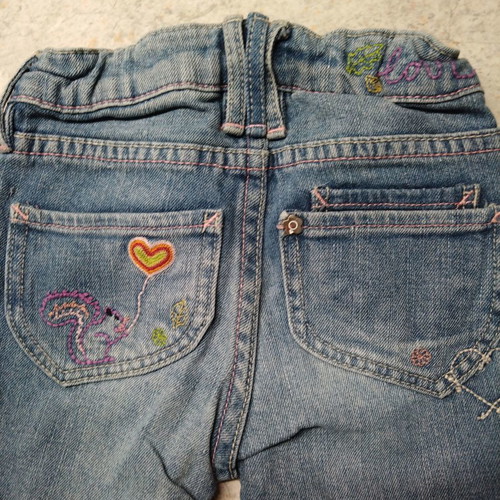 H&m jeans used with designs for 12-18 months