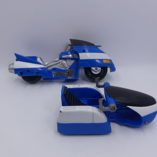 VR Troopers Turbo Cycle Bike Sidecar 1994 Saban Kenner used vintage 15 cm & 25 cm