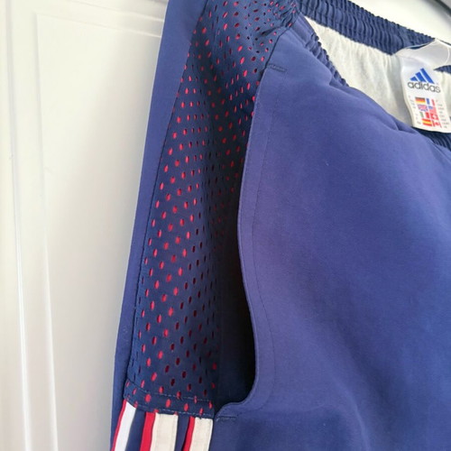 Adidas tracksuit used, kids 14-16 and women's small, blue