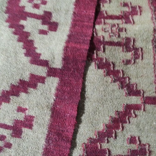 Woven runner like new, thin 45 cm width, about 370 cm length